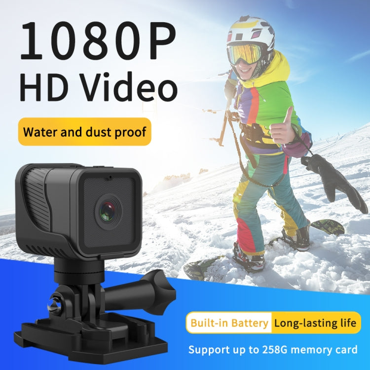 Z03 Mini DV 1080P Waterproof Action Camera with Ring Bracket Supports Infrared Night Vision