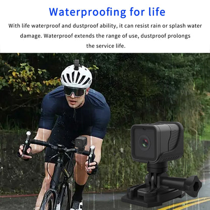 Z03 Mini DV 1080P Waterproof Action Camera with Ring Bracket Supports Infrared Night Vision