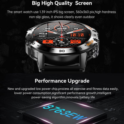 LEMFO K52 1.39 inch IPS Square Screen Smart Watch Supports Bluetooth Calls