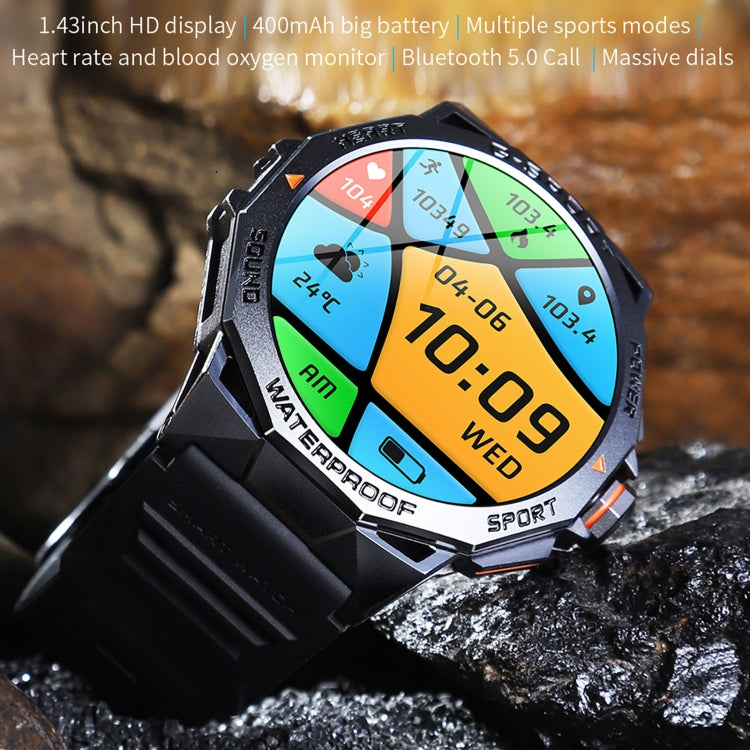 LEMFO K62 1.43 inch AMOLED Round Screen Smart Watch Supports Bluetooth Calls