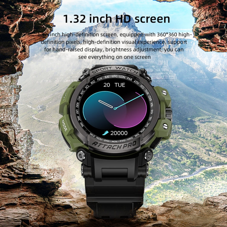 LOKMAT ATTACK Pro 1.39 inch BT5.1 Smart Sport Watch, Support Bluetooth Call / Sleep / Heart Rate / Blood Pressure Health Monitor