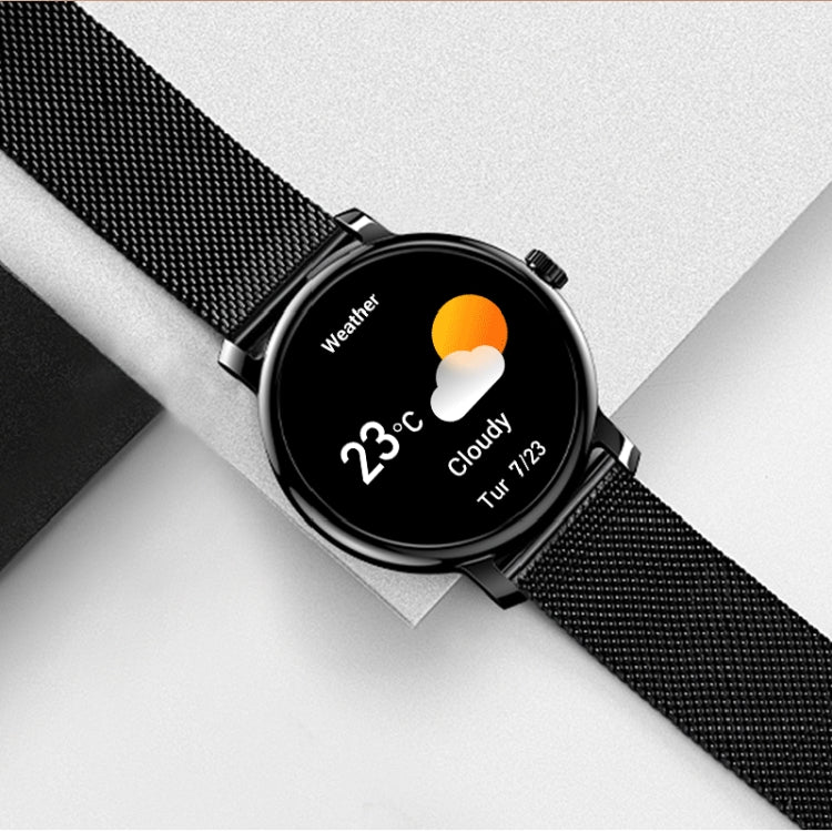 LEMFO LF35 1.43 inch AMOLED Round Screen Steel Strap Smart Watch Supports Blood Oxygen Detection