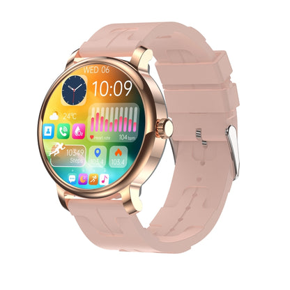 LEMFO LF35 1.43 inch AMOLED Round Screen Silicone Strap Smart Watch Supports Blood Oxygen Detection