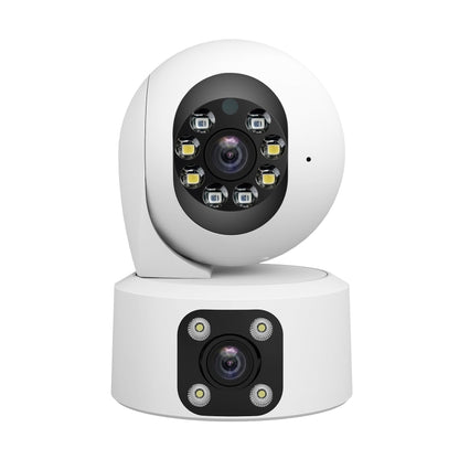 SriHome SH049 2MP + 2MP Humanoid Tracking Smart Night Vision Dual Lens HD IP Camera, SH049