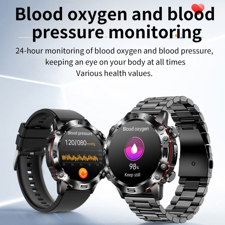 ET482 1.43 inch AMOLED Screen Sports Smart Watch Support Bluetooth Call /  ECG Function