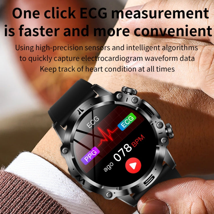 ET482 1.43 inch AMOLED Screen Sports Smart Watch Support Bluetooth Call /  ECG Function