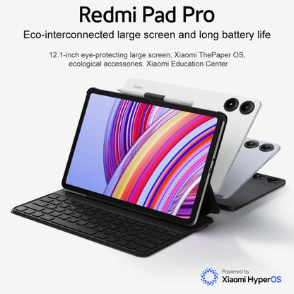 Xiaomi Redmi Pad Pro 12.1 inch Tablet PC, HyperOS Qualcomm Snapdragon 7s Gen2 Octa Core, 10000mAh Battery, 6GB+128GB, 8GB+128GB, 8GB+256GB