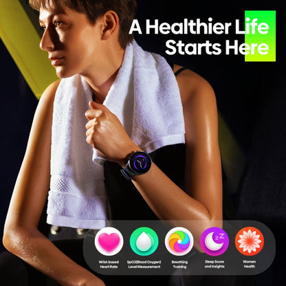 Zeblaze Btalk 2 Lite 1.39 inch Screen IP68 Smart Watch Supports Voice Calling / Health Monitoring