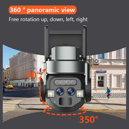 Q820 6MP 10X Binocular Zoom Dual Light Source Outdoor IP67 Waterproof WiFi Camera, Q820