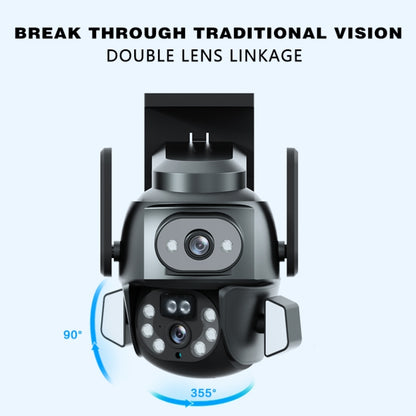 Q821 4MP Binocular Zoom Dual Light Source Outdoor IP67 Waterproof WiFi Camera, Q821