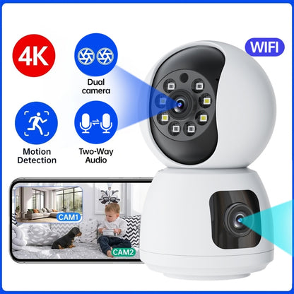 Y6203 4MP Zoom HD Indoor Waterproof Smart WiFi Camera, UK Plug, EU Plug, US Plug, AU Plug