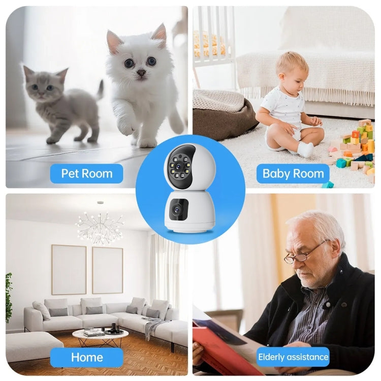 Y6203 4MP Zoom HD Indoor Waterproof Smart WiFi Camera, UK Plug, EU Plug, US Plug, AU Plug