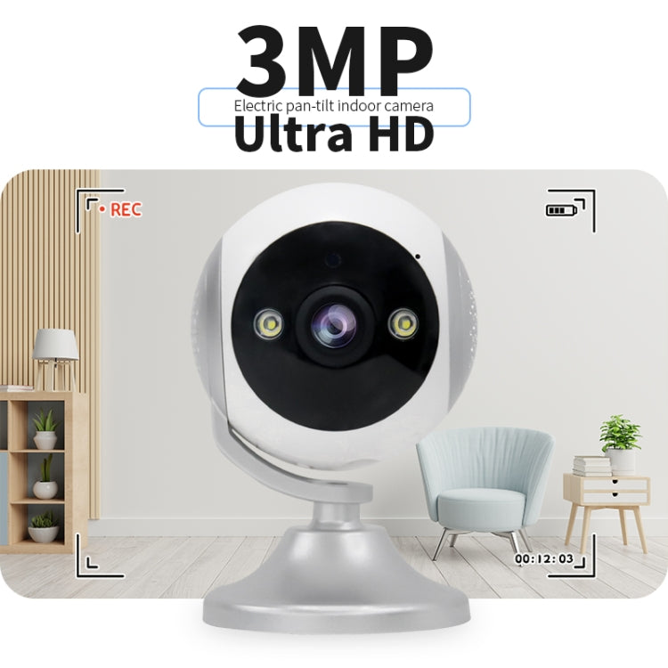 CM-I310M 3MP 180 Degree Panoramic Smart PTZ WiFi Surveillance Camera, EU Plug, US Plug, UK Plug, AU Plug