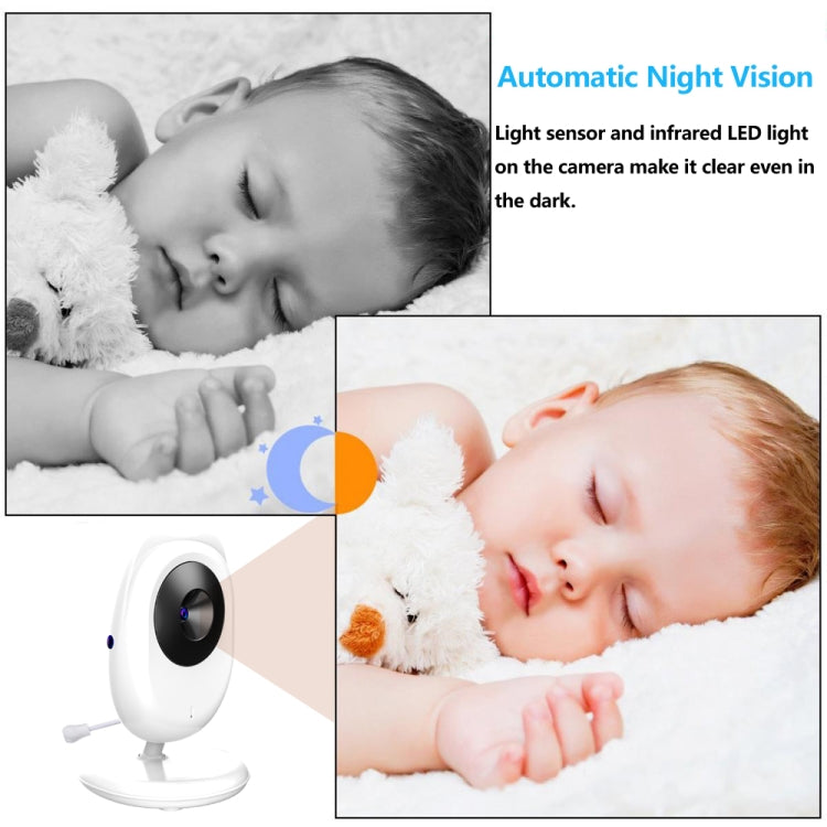 SP990 2.4 inch LCD Screen Baby Monitor Care Camera, EU Plug, US Plug