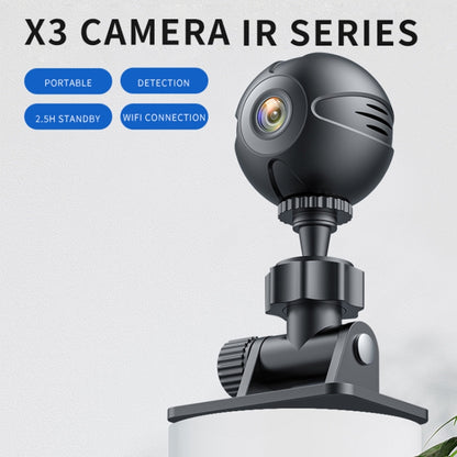 X3 Wireless Mini DV WiFi IP Camera, Support Night Vision / Motion Detection, X3