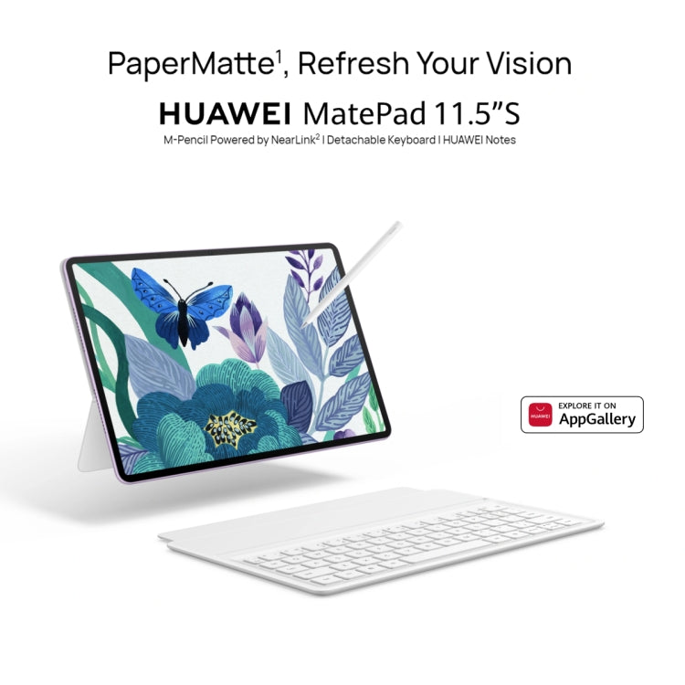 HUAWEI MatePad 11.5S PaperMatte Edition WIFI, HarmonyOS 4.2 Hisilicon Kirin 9000WL, Not Support Google Play, 8GB+256GB, 8GB+256GB PaperMatte Edition