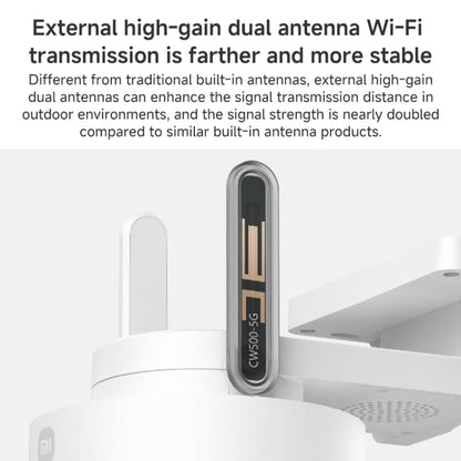 Xiaomi CW500 5MP Outdoor IP66 Waterproof Support Two-way Voice WiFi Camera, US Plug, CW500 Single Camera