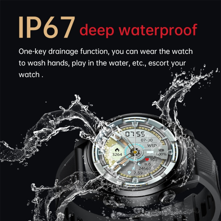 WS-11 1.43 inch IP67 Sport Smart Watch, Support Bluetooth Call / Sleep / Blood Oxygen / Heart Rate / Blood Pressure Health Monitor