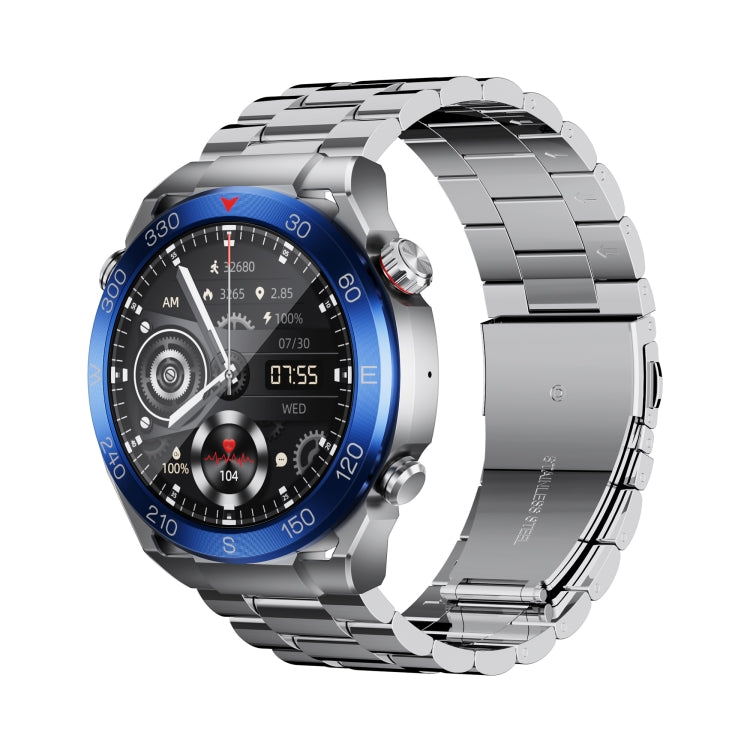 WS-20 1.43 inch IP67 Sport Smart Watch Support Bluetooth Call / Sleep / Blood Oxygen / Heart Rate / Blood Pressure Health Monitor, Silicone Strap, Steel Strap