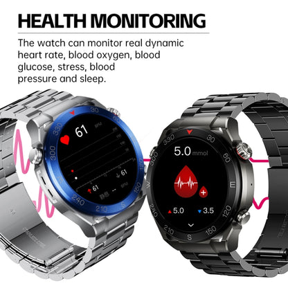 WS-20 1.43 inch IP67 Sport Smart Watch Support Bluetooth Call / Sleep / Blood Oxygen / Heart Rate / Blood Pressure Health Monitor, Silicone Strap, Steel Strap