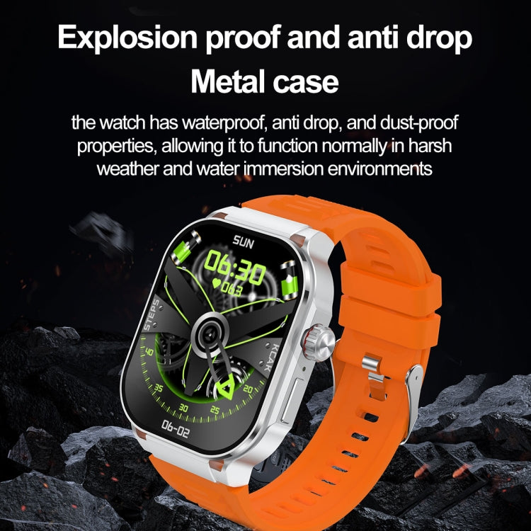 G40S 2.06 inch IP67 BT5.2 Sport Smart Watch, Support Bluetooth Call / Sleep / Blood Oxygen / Heart Rate / Blood Pressure Health Monitor