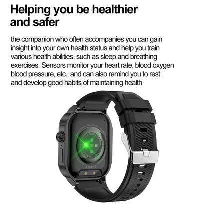 G40S 2.06 inch IP67 BT5.2 Sport Smart Watch, Support Bluetooth Call / Sleep / Blood Oxygen / Heart Rate / Blood Pressure Health Monitor