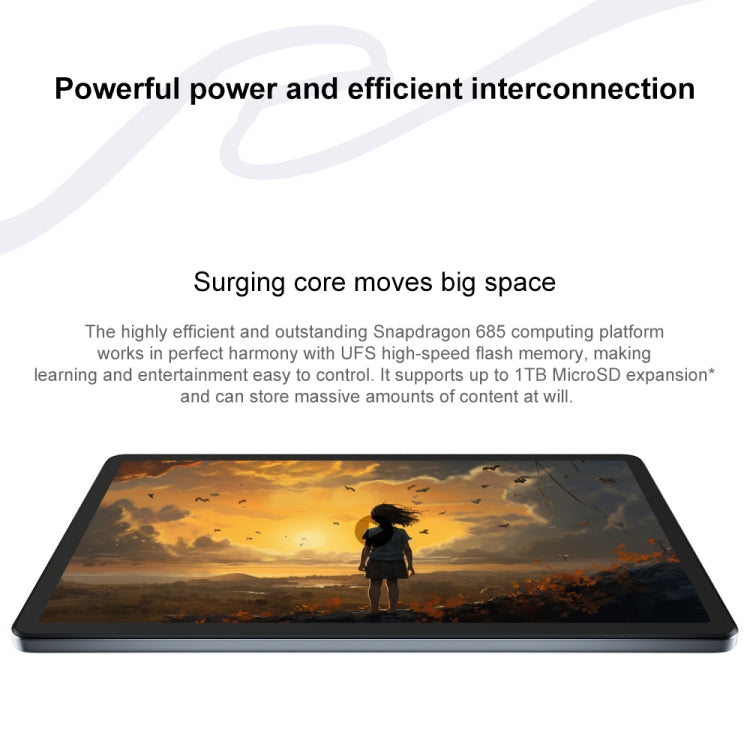 Lenovo Xiaoxin Pad 2024 Paperlike Screen Learning Version 11 inch WiFi Tablet, Android 13, Qualcomm Snapdragon 685 Octa Core, Support Face Identification, Learning Version