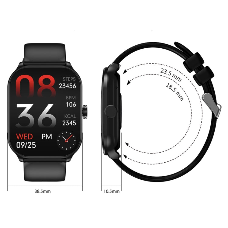 CY900 2.1 inch HD Square Screen Smart Watch, Supports Bluetooth Call / Health Monitoring