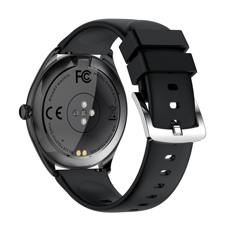 MT55 1.43 inch AMOLED HD Screen Ultra-thin Smart Call Health Watch, Silicone Strap