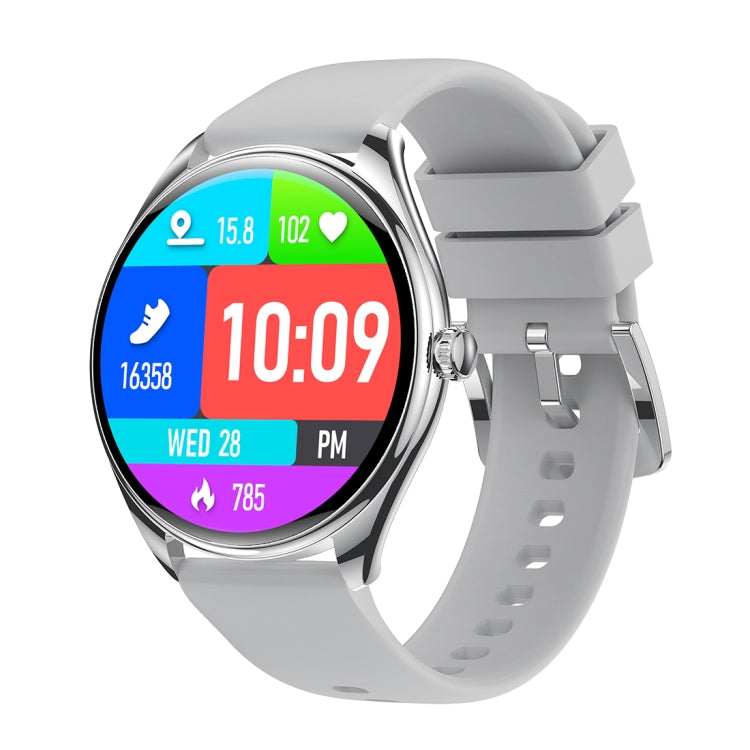 MT55 1.43 inch AMOLED HD Screen Ultra-thin Smart Call Health Watch, Silicone Strap