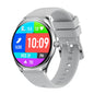 MT55 1.43 inch AMOLED HD Screen Ultra-thin Smart Call Health Watch, Silicone Strap