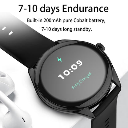 MT55 1.43 inch AMOLED HD Screen Ultra-thin Smart Call Health Watch, Silicone Strap