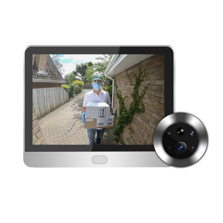 SY-36 4.3 inch Color Screen Graffiti Hidden 1080P WiFi Smart Cat Eye Video Doorbell, SY-36