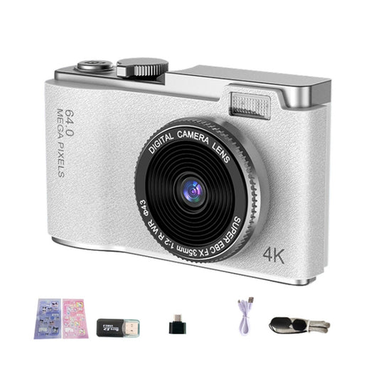 LK003 2.4 inch Dual-lens 4K HD CCD Camera Retro Kids Camera