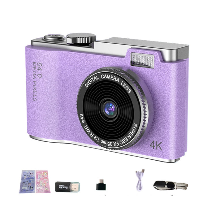 LK003 2.4 inch Dual-lens 4K HD CCD Camera Retro Kids Camera