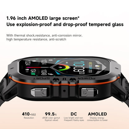 LEMFO C26 1.96 inch Sport Smart Watch, Support Bluetooth Call / Message Notification / Heart Rate / Blood Pressure Health Monitor