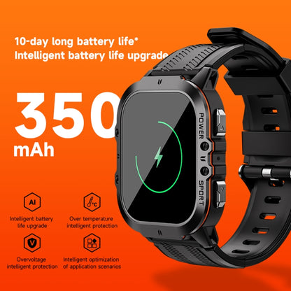 LEMFO C26 1.96 inch Sport Smart Watch, Support Bluetooth Call / Message Notification / Heart Rate / Blood Pressure Health Monitor