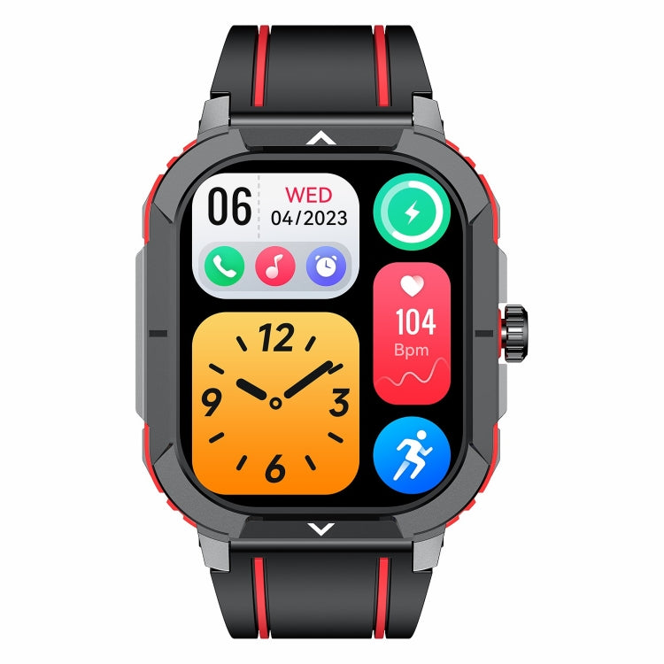 LEMFO HK56 2.06 inch BT5.3 IP68 Sport Smart Watch, Support Bluetooth Call / Message Notification / Heart Rate / Blood Pressure Health Monitor