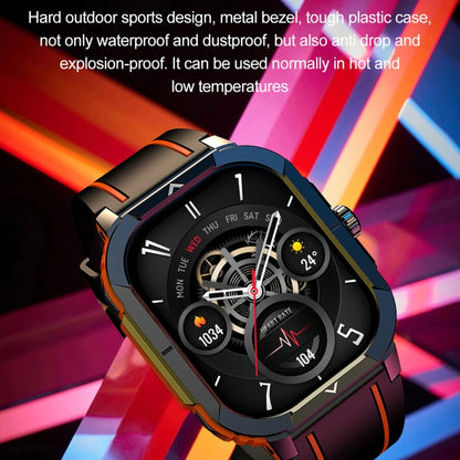 LEMFO HK56 2.06 inch BT5.3 IP68 Sport Smart Watch, Support Bluetooth Call / Message Notification / Heart Rate / Blood Pressure Health Monitor