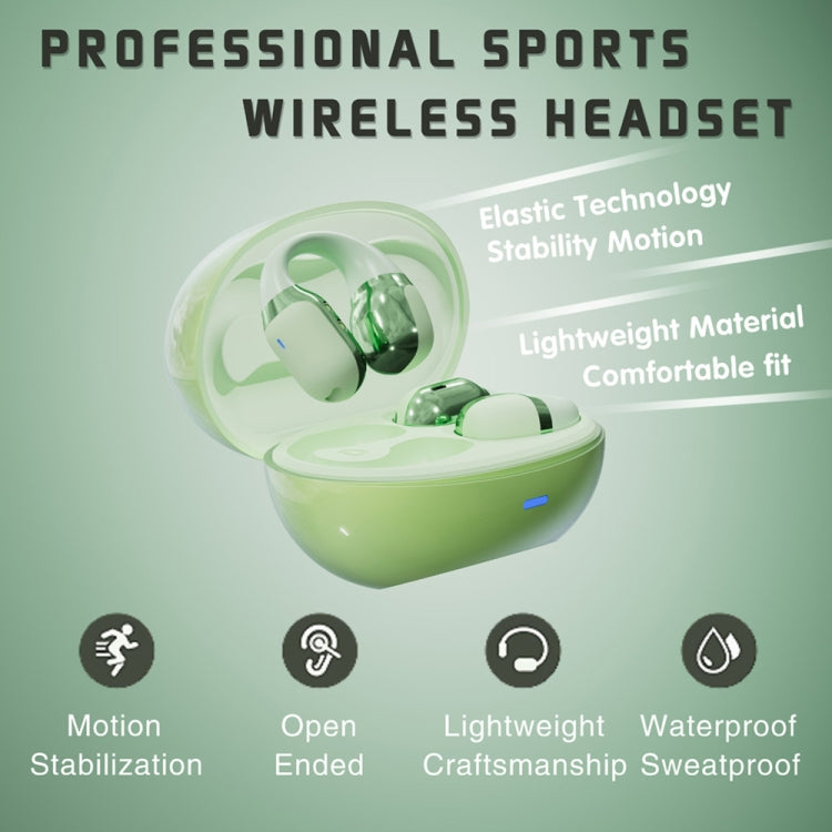 Hileo F16 TWS Touch Control IPX5 Waterproof Sports Earclip Noise Cancelation Earphones, F16