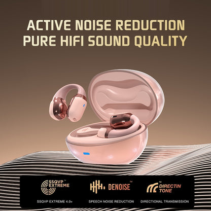 Hileo F16 TWS Touch Control IPX5 Waterproof Sports Earclip Noise Cancelation Earphones, F16