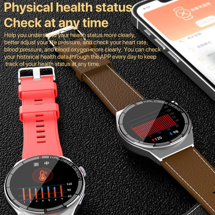 1.3 inch Silicone Band IP68 Waterproof Smart Watch Support Bluetooth Call, Red Silicone Band, Black Silicone Band