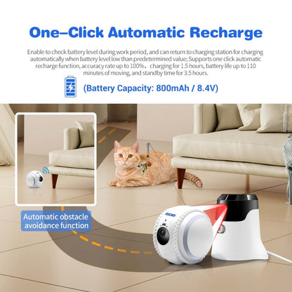 ESCAM QF011 2MP Smart Pet Robot Camera with Night Vision & APP Remote Control, QF011