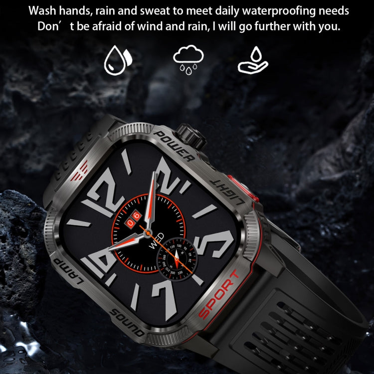 HT29 2.01 inch IPS Screen Triple Proof Smart Watch with Banknote Detector Light