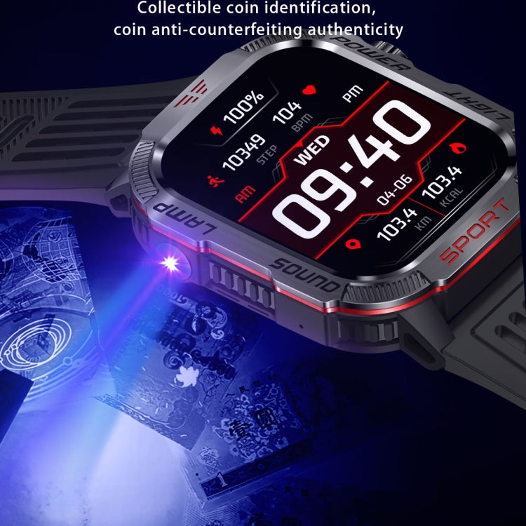 HT29 2.01 inch IPS Screen Triple Proof Smart Watch with Banknote Detector Light