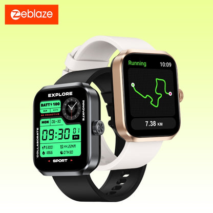 Zeblaze Beyond 3 Plus 1.78 inch Screen Stylish GPS Smart Watch, Support Bluetooth Calling / Heart Rate / Blood Oxygen Monitor