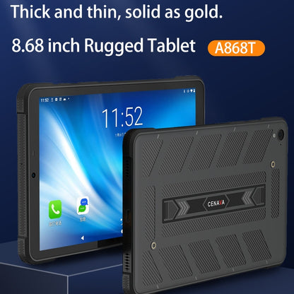 CENAVA A868T IP68 Rugged Tablet PC, 8.68 inch Android 13 MT8788 Octa Core, 4G Network, 6GB+128GB, 6GB+256GB