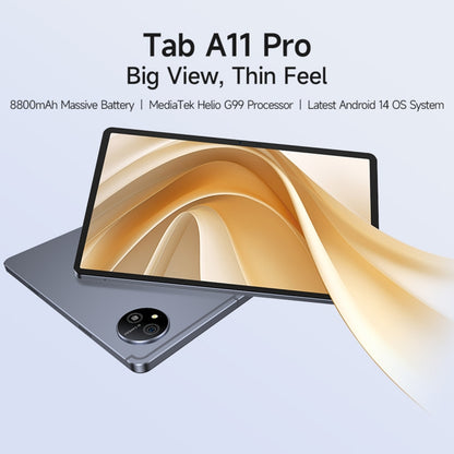 Ulefone Tab A11 Pro Tablet PC, 11 inch Android 14 MediaTek Helio G99 Octa Core 4G Network, EU Plug, 8GB+128GB, 8GB+256GB