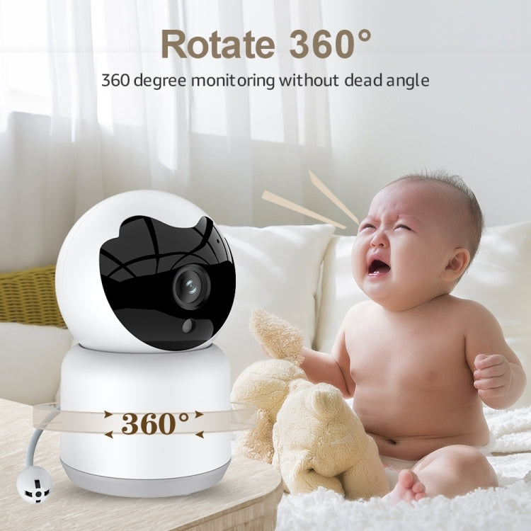 YT51 1920x1080 Home Baby Wireless Camera, with Temperature and Humidity Sensor, EU Plug, with Temperature