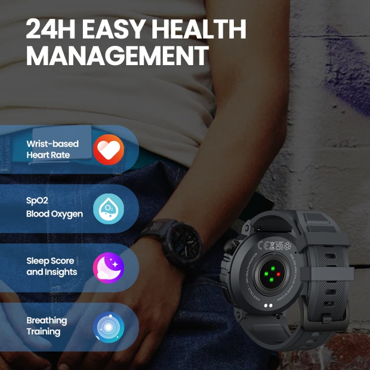 Zeblaze Ares 3 Plus 1.43 inch Fitness & Wellness Smart Watch Supports 24H Health Monitoring